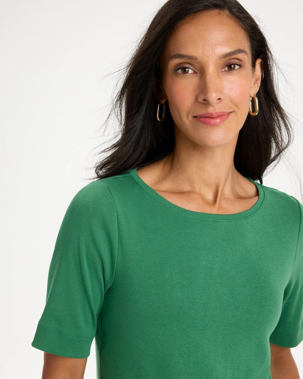 Pima Elbow Sleeve Tee
