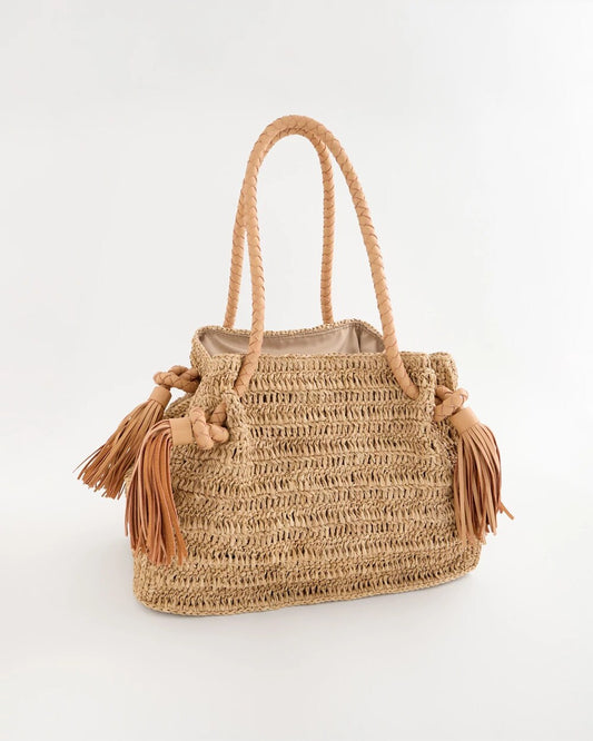 Chico's x Romi Boho 4-Tassel Tote