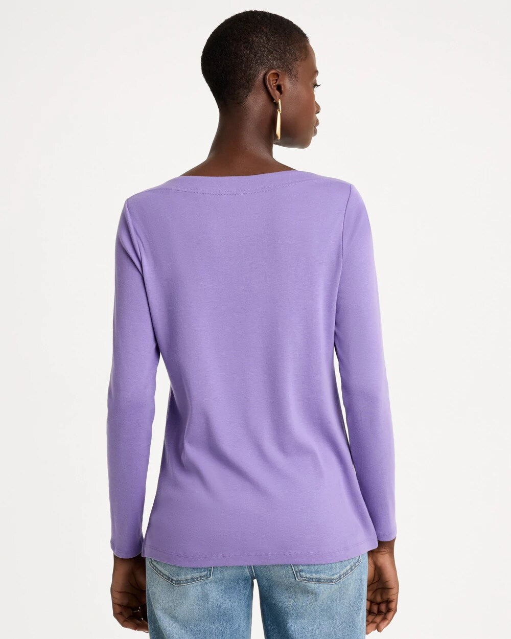 Pima Cotton Boatneck Tee