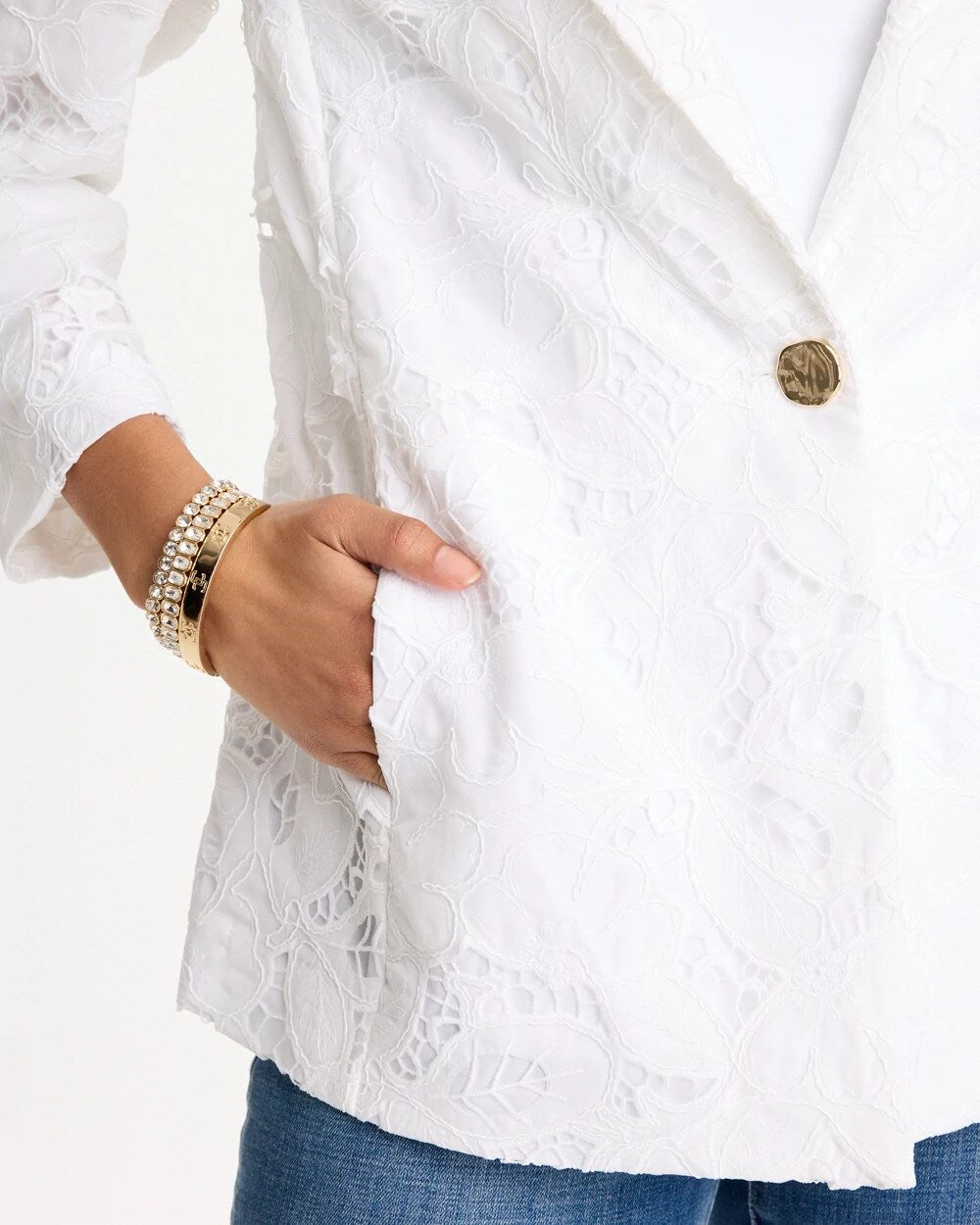 Classic Lace Blazer