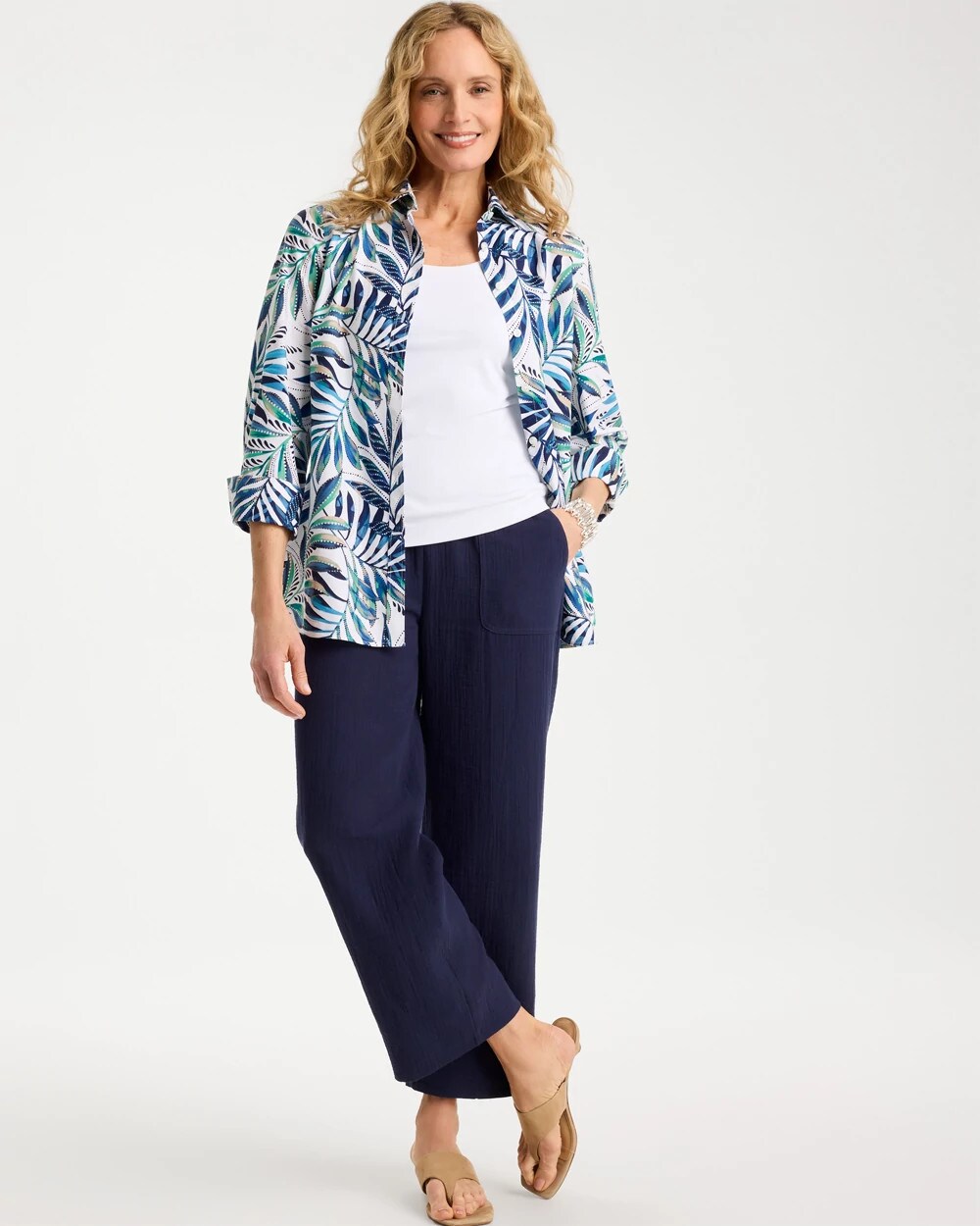 No Iron Stretch Palm Shirt