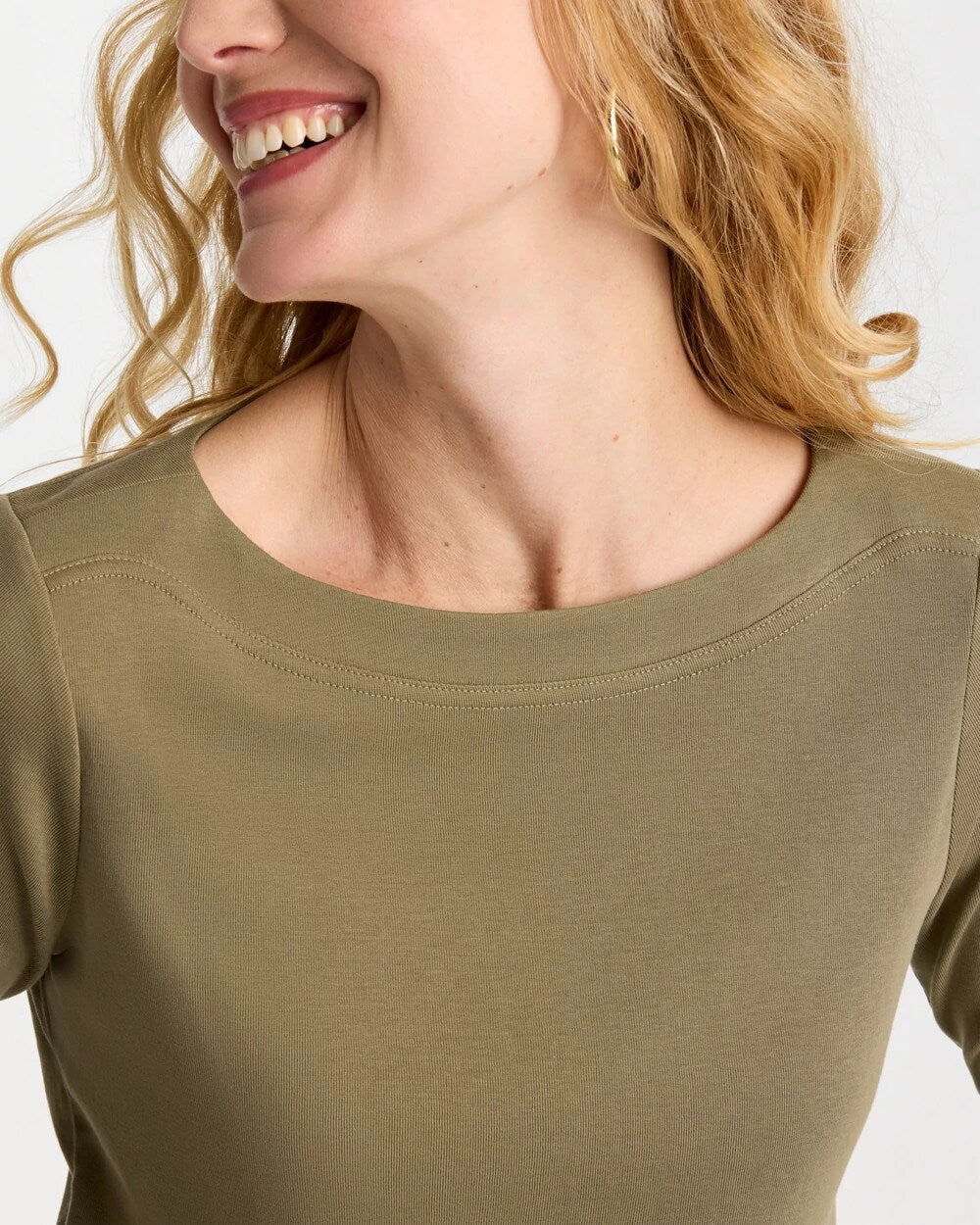 Pima 3/4 Sleeve Tee