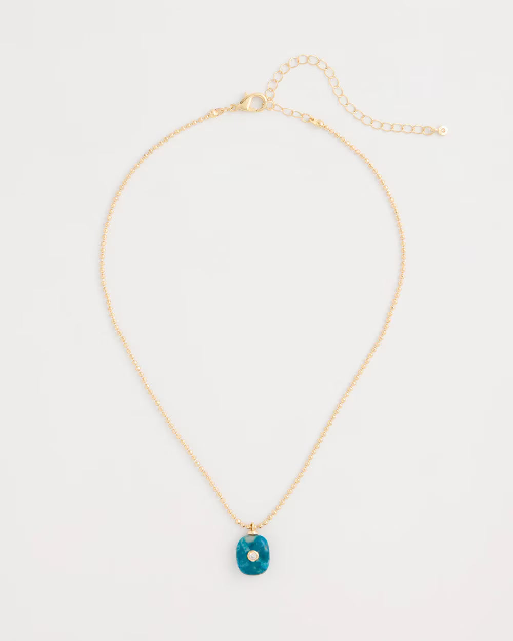 Genuine Jade Stone Pendant Necklace