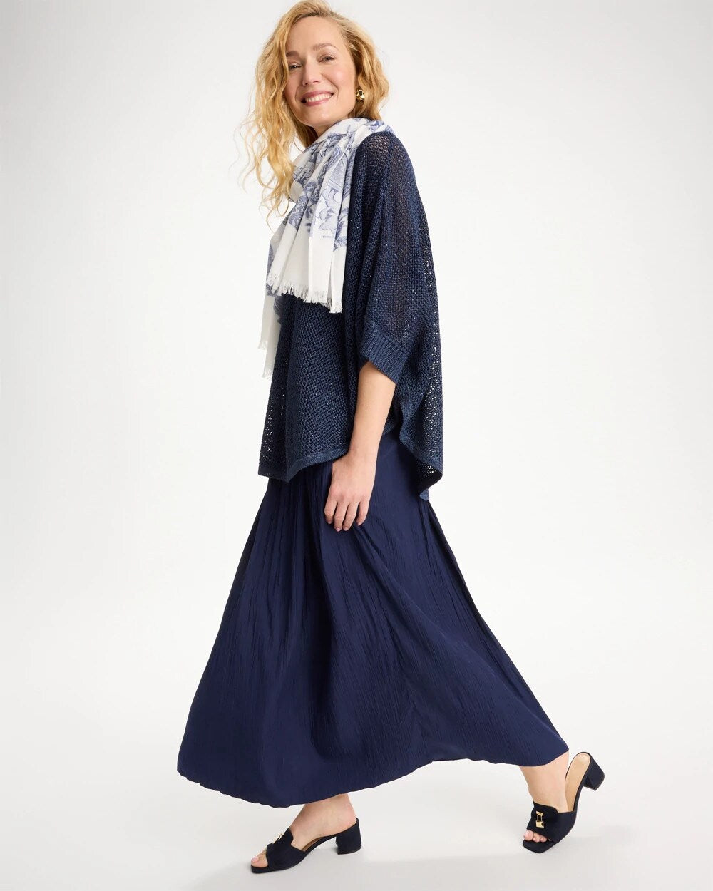 Sea Island Pull-On Maxi Skirt