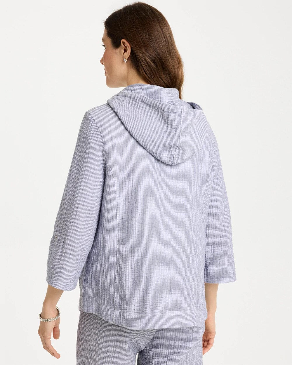 Zenergy Striped Gauze Jacket