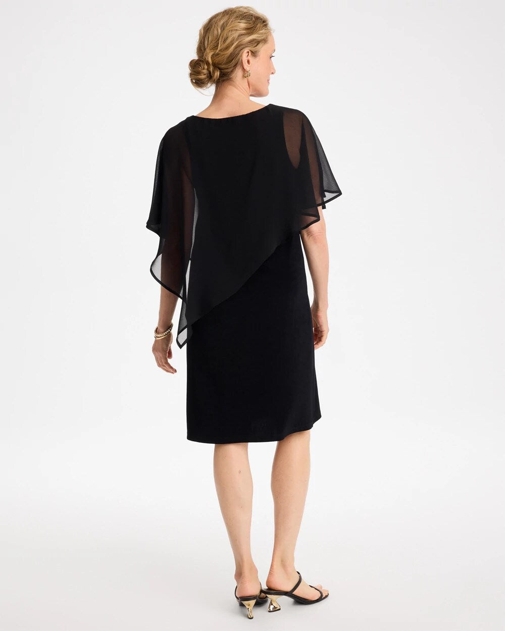 Travelers Chiffon Overlay Dress