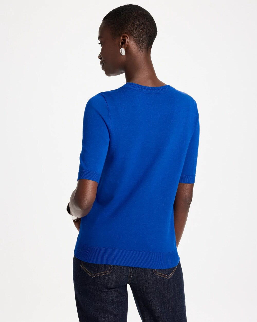 Ella Short-Sleeve Sweater