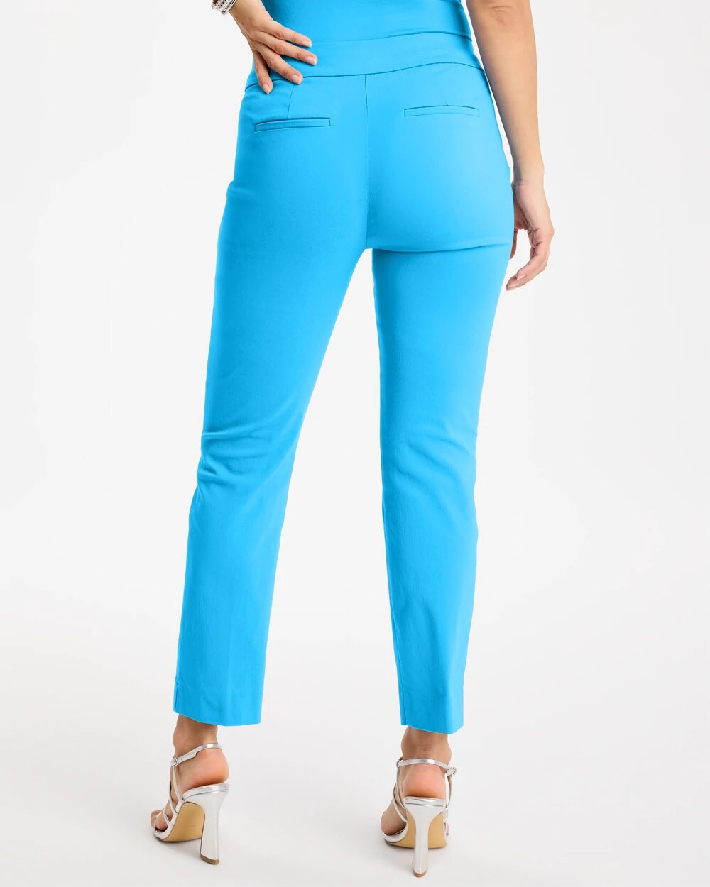 Brigitte Slim Pull-On Crop Pant