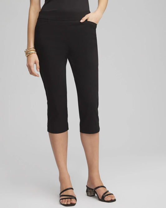 Brigitte Pull-On Rivet Slim Capris