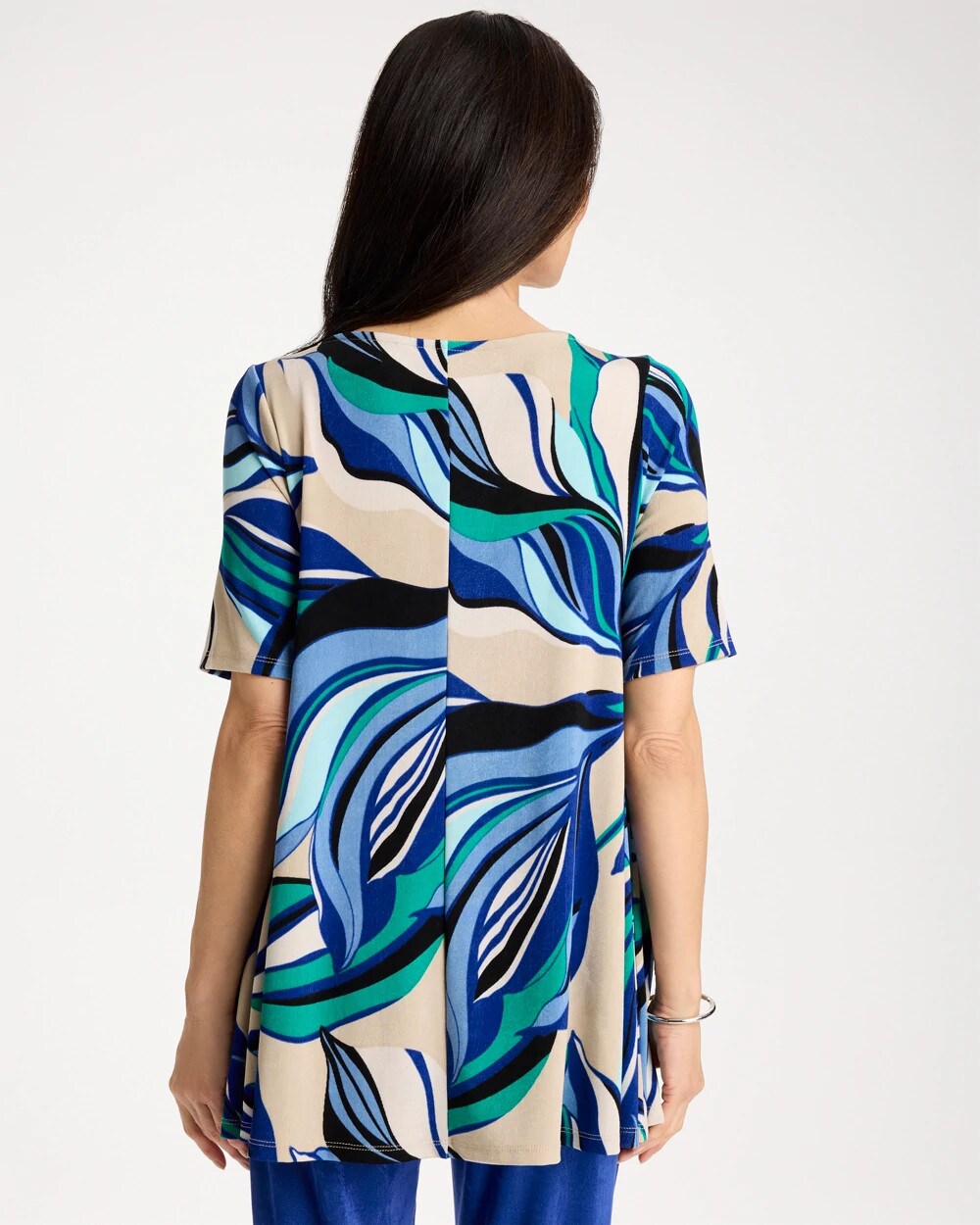 Travelers Marble Flora Swing Tunic