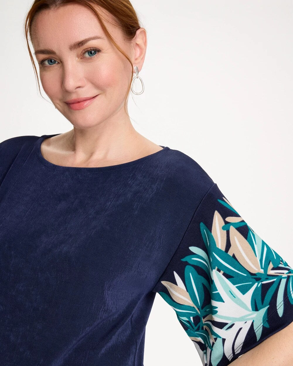 Travelers Printed Kimono Sleeve Top