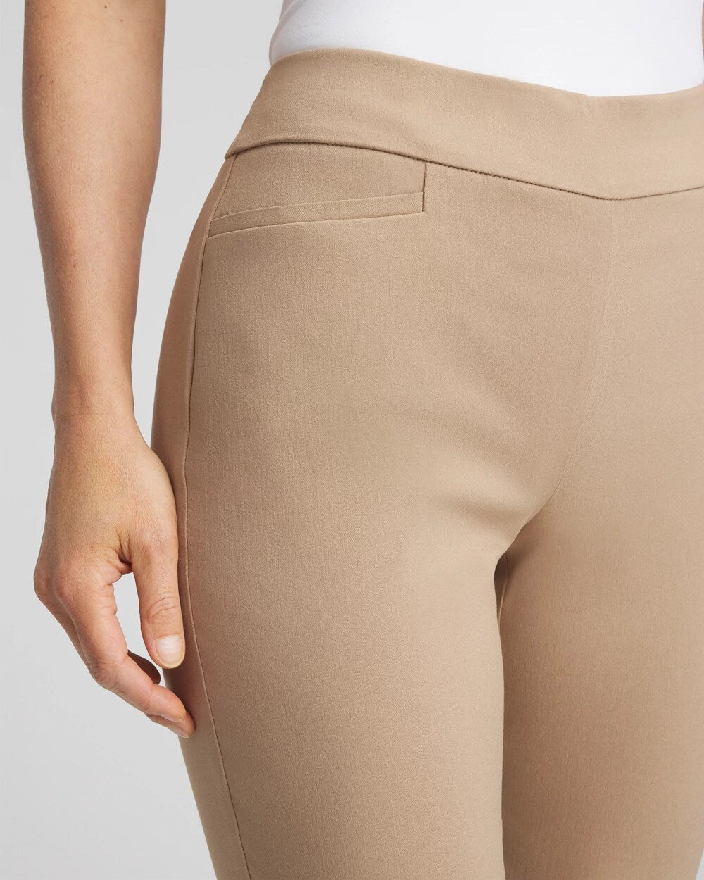 Brigitte Slim Pull-On Ankle Pants