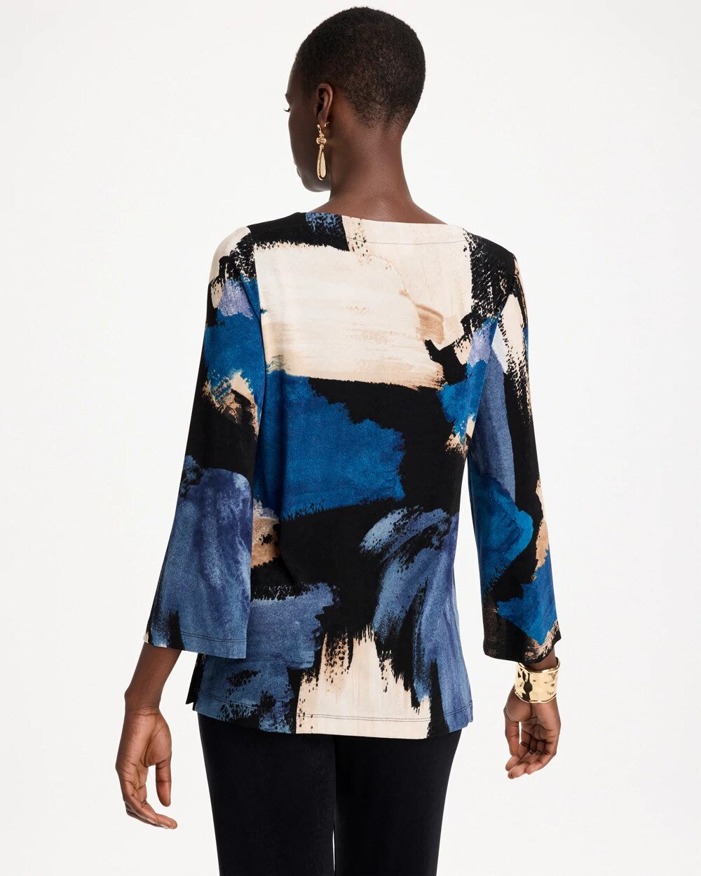 Travelers Brushed Colorblock Tunic