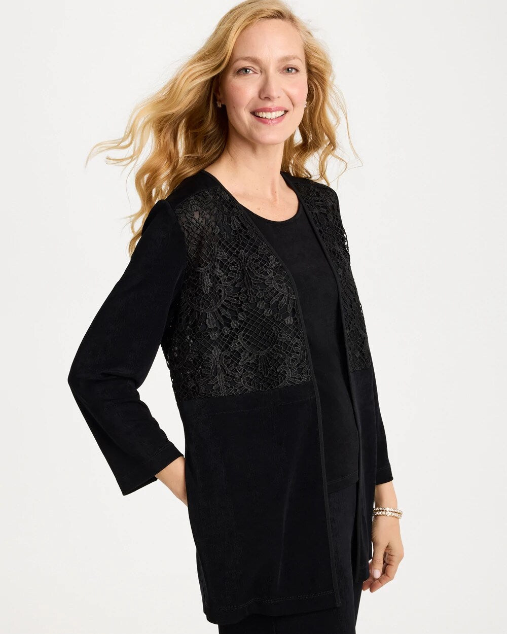 Travelers Collection Lace Jacket