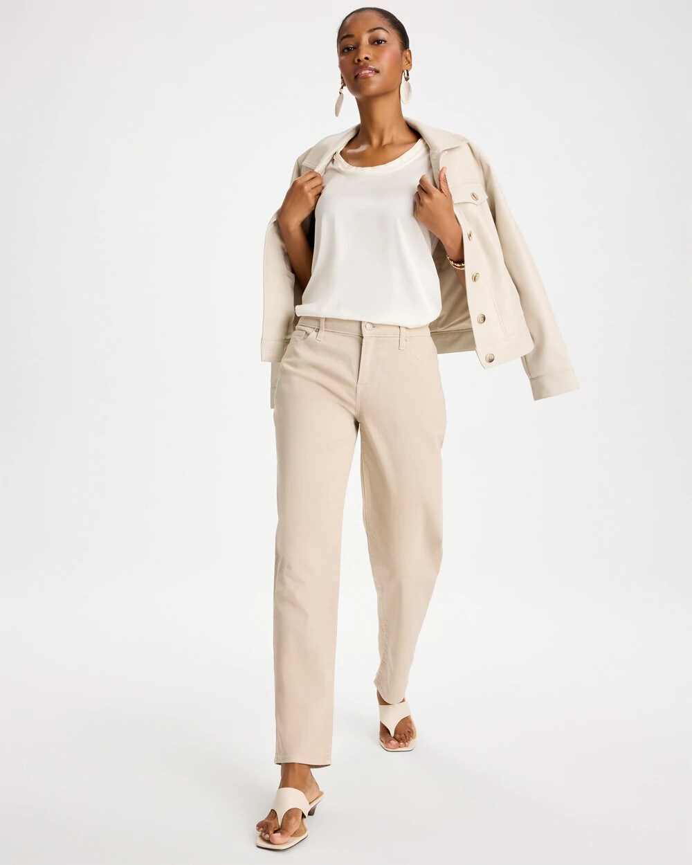 Boyfriend Relaxed Crop Jeans