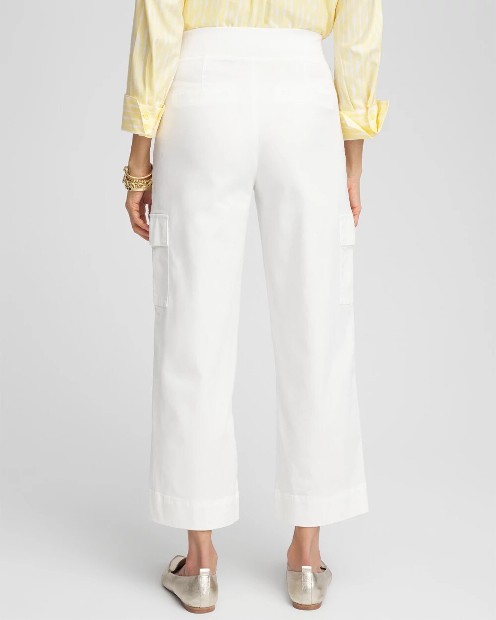Cargo Straight Leg Cropped Pants