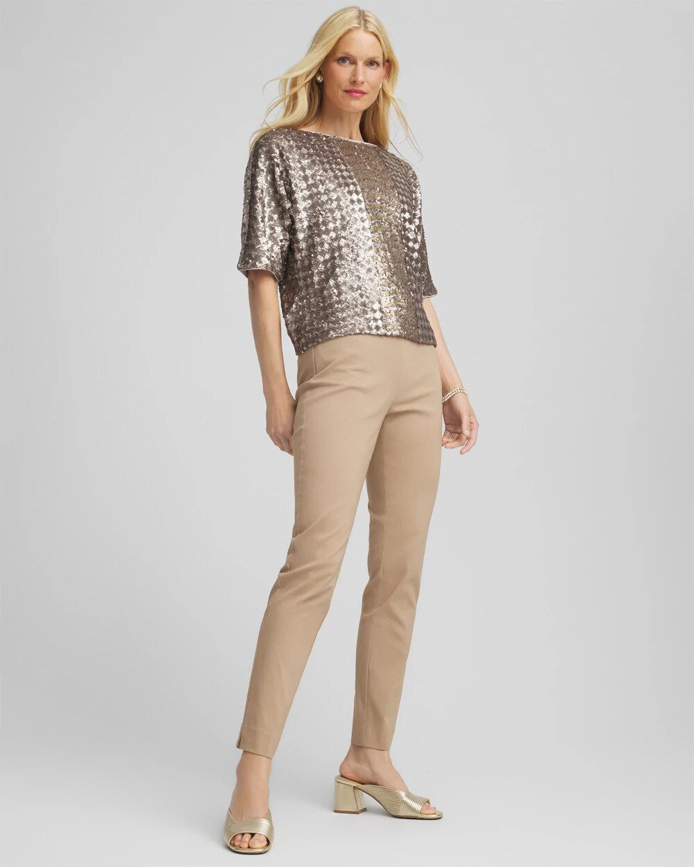 Brigitte Slim Pull-On Ankle Pants
