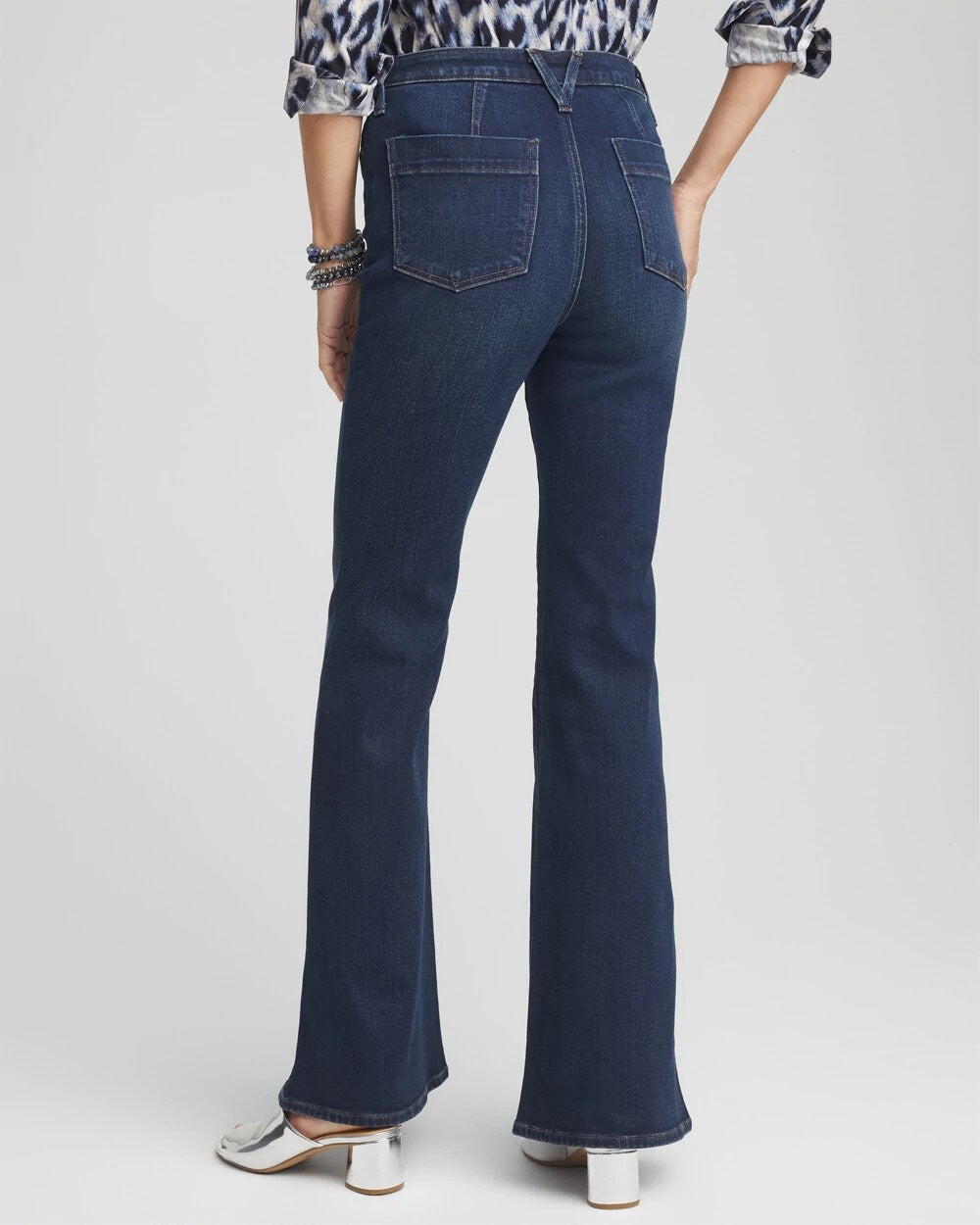 So Slimming High Rise Flare Jeans
