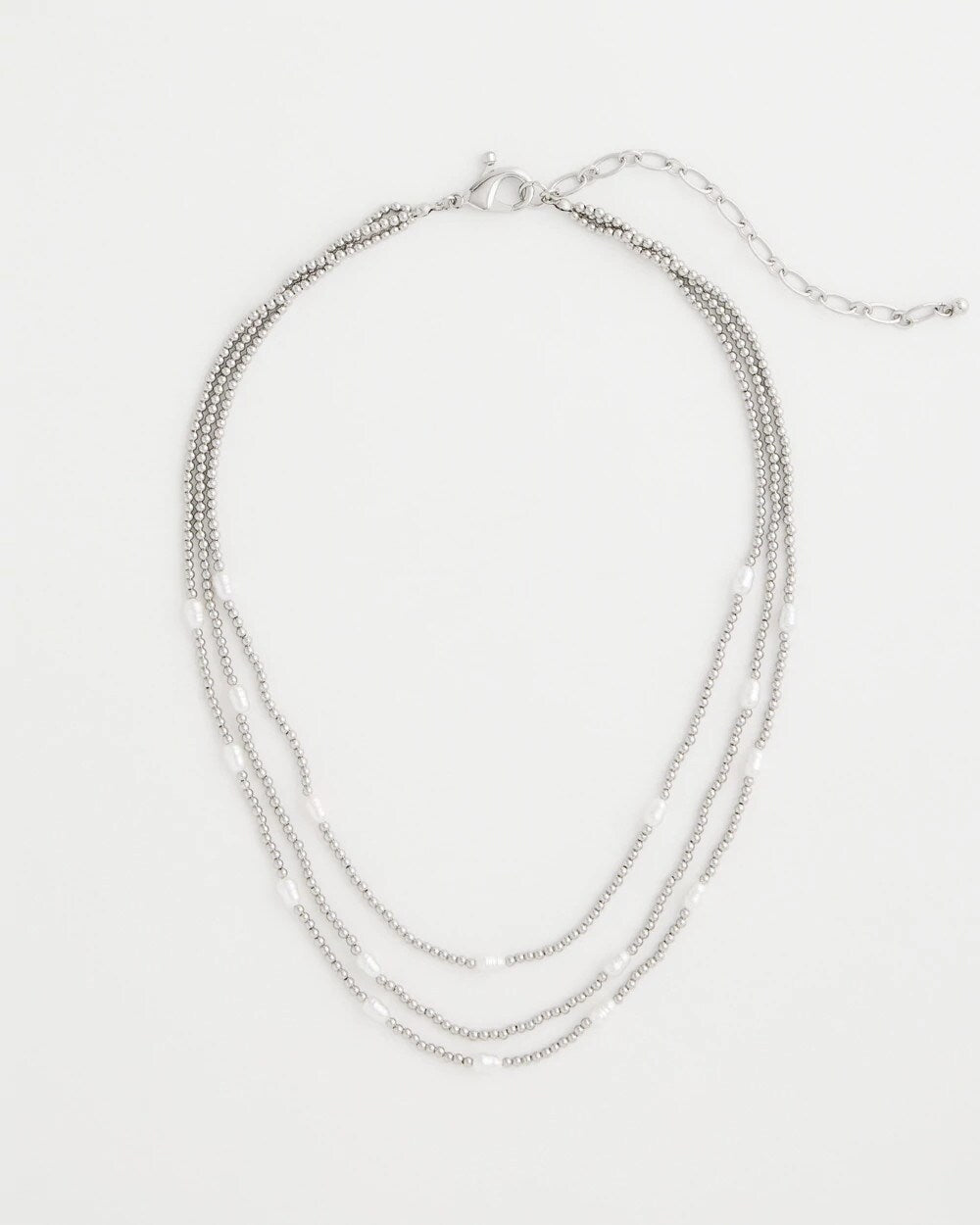 Pearlescent Bead Ball Short Necklace