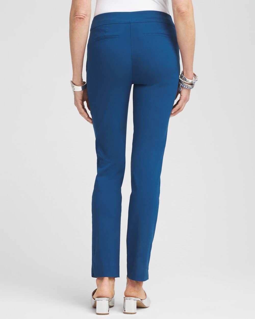 Brigitte Pull-On Slim Ankle Pants
