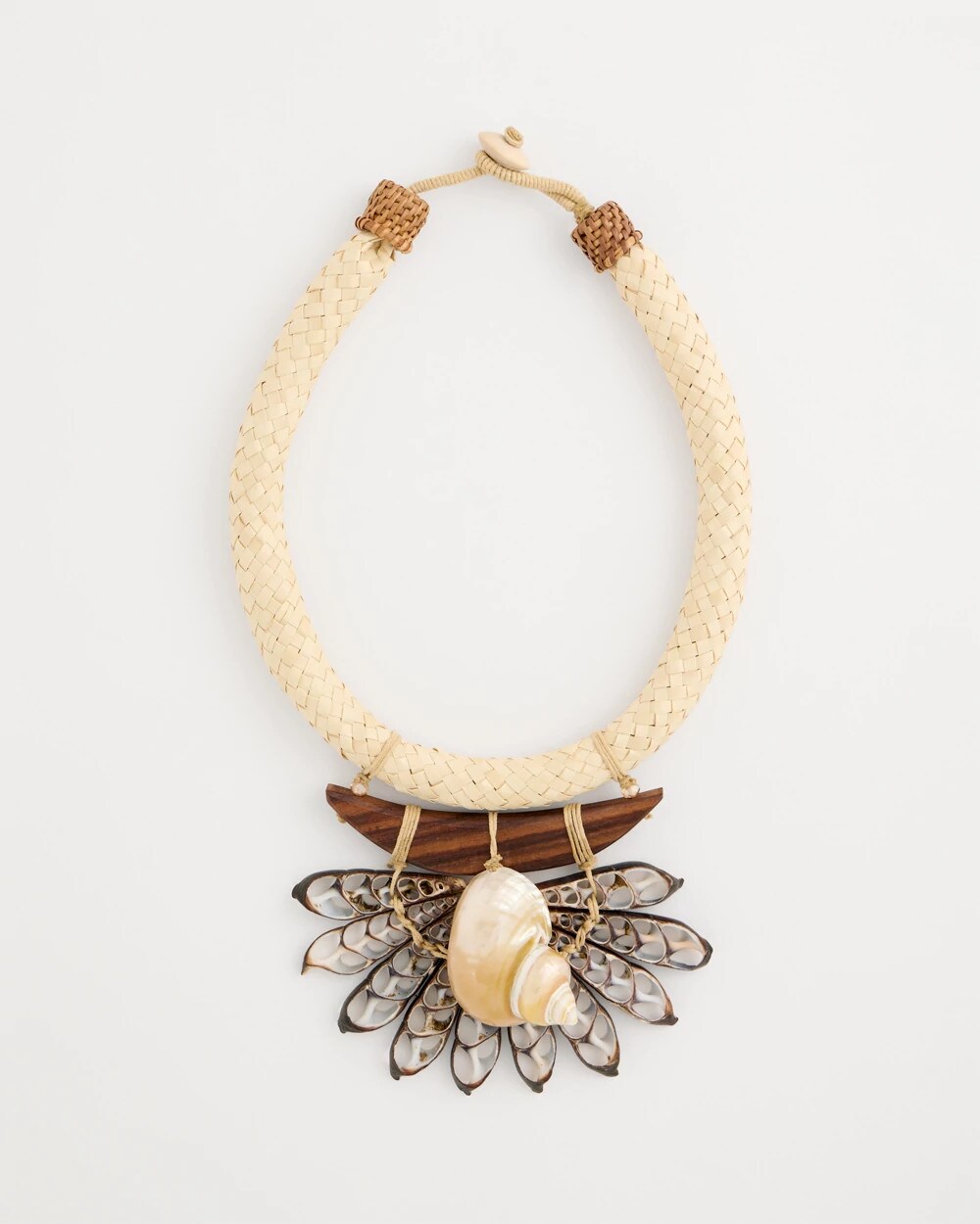 Chico's x Romi Marina Pendant Bib Necklace