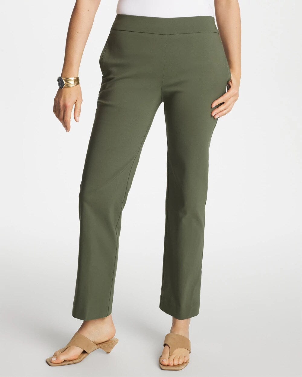 Brigitte Straight Crop