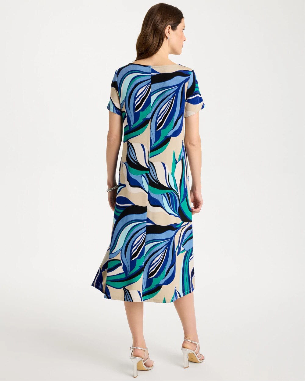 Travelers Marble Flora Swing Dress