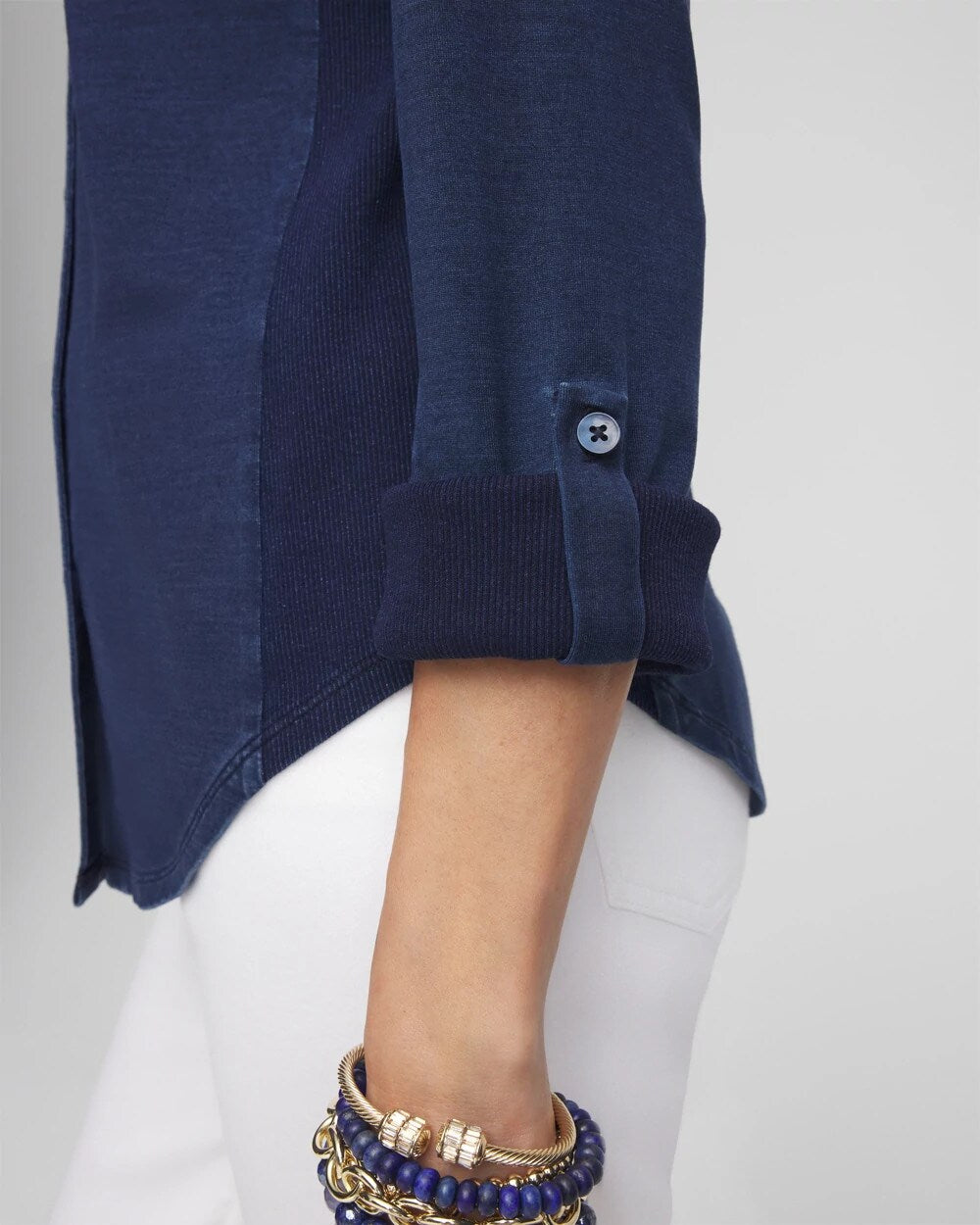 Collared Henley Top