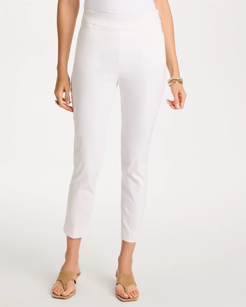 Brigitte Slim Pull-On Ankle Pants