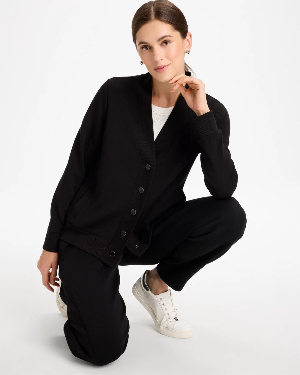 Zenergy Soft Rib Detail Cardigan