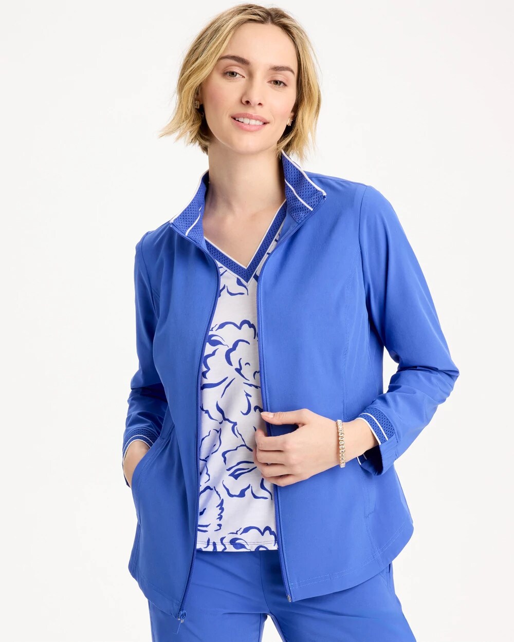 Zenergy UPF Mesh Trim Jacket