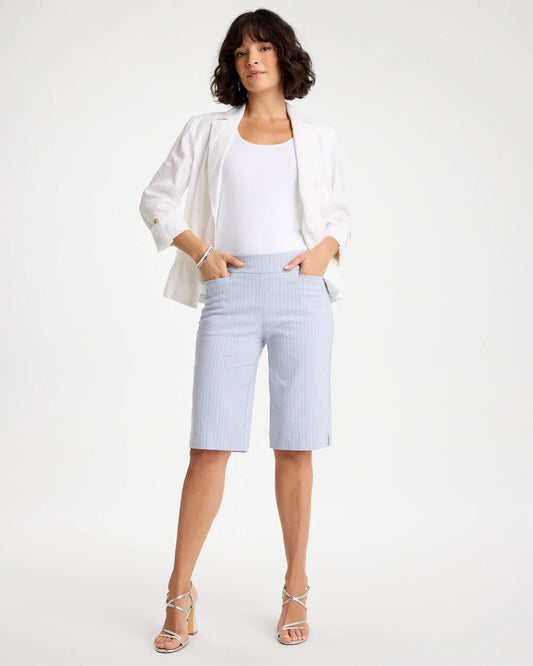 Striped Brigitte Slim Shorts