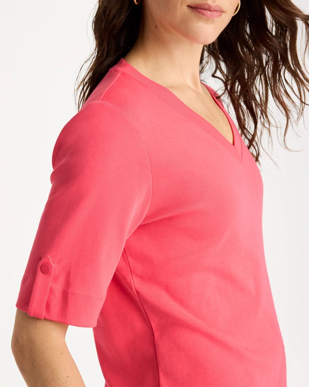 Pima V-Neck Tee