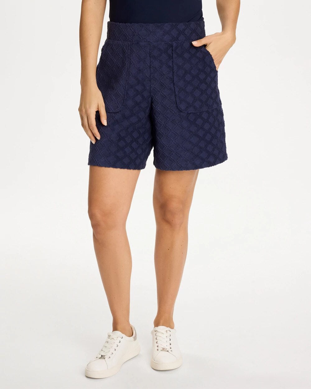Zenergy Terry Cloth Jacquard Shorts