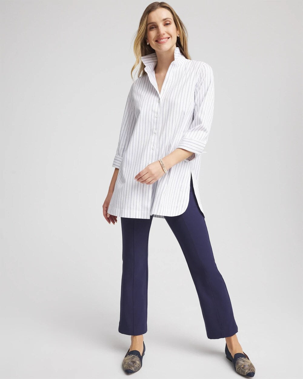 Lightweight Juliet Flared Ankle Pants