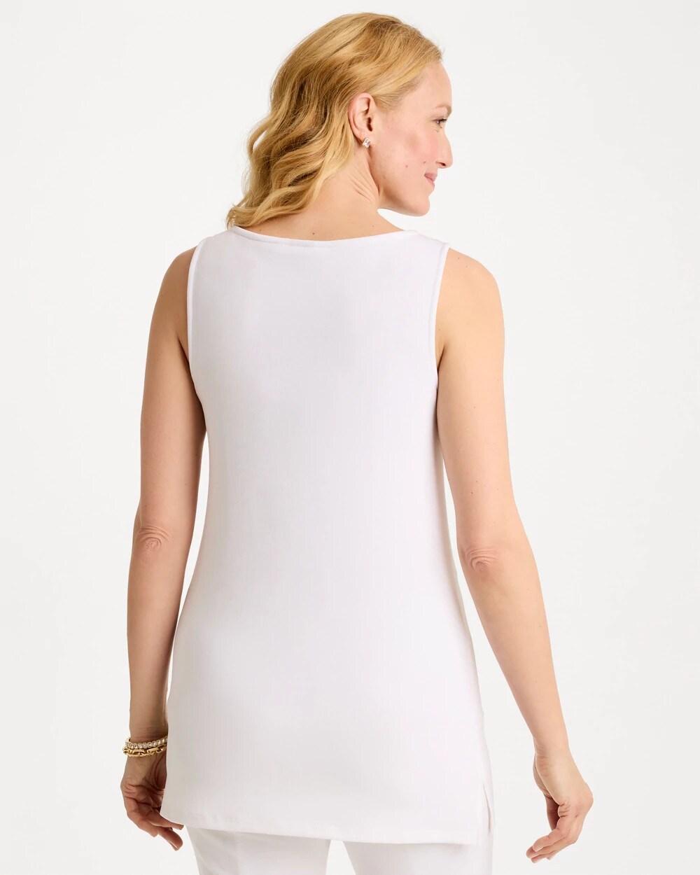 Travelers Lined Side-Slit Tank