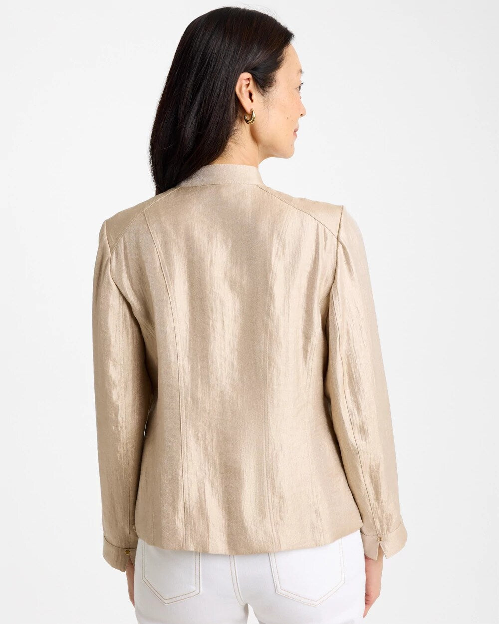 Sheen Stand Collar Jacket