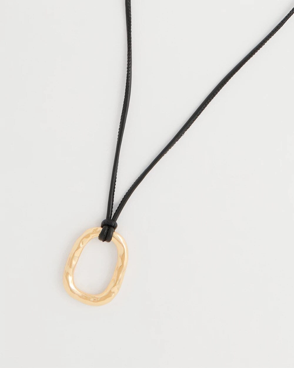 Adjustable Pendant Corded Necklace