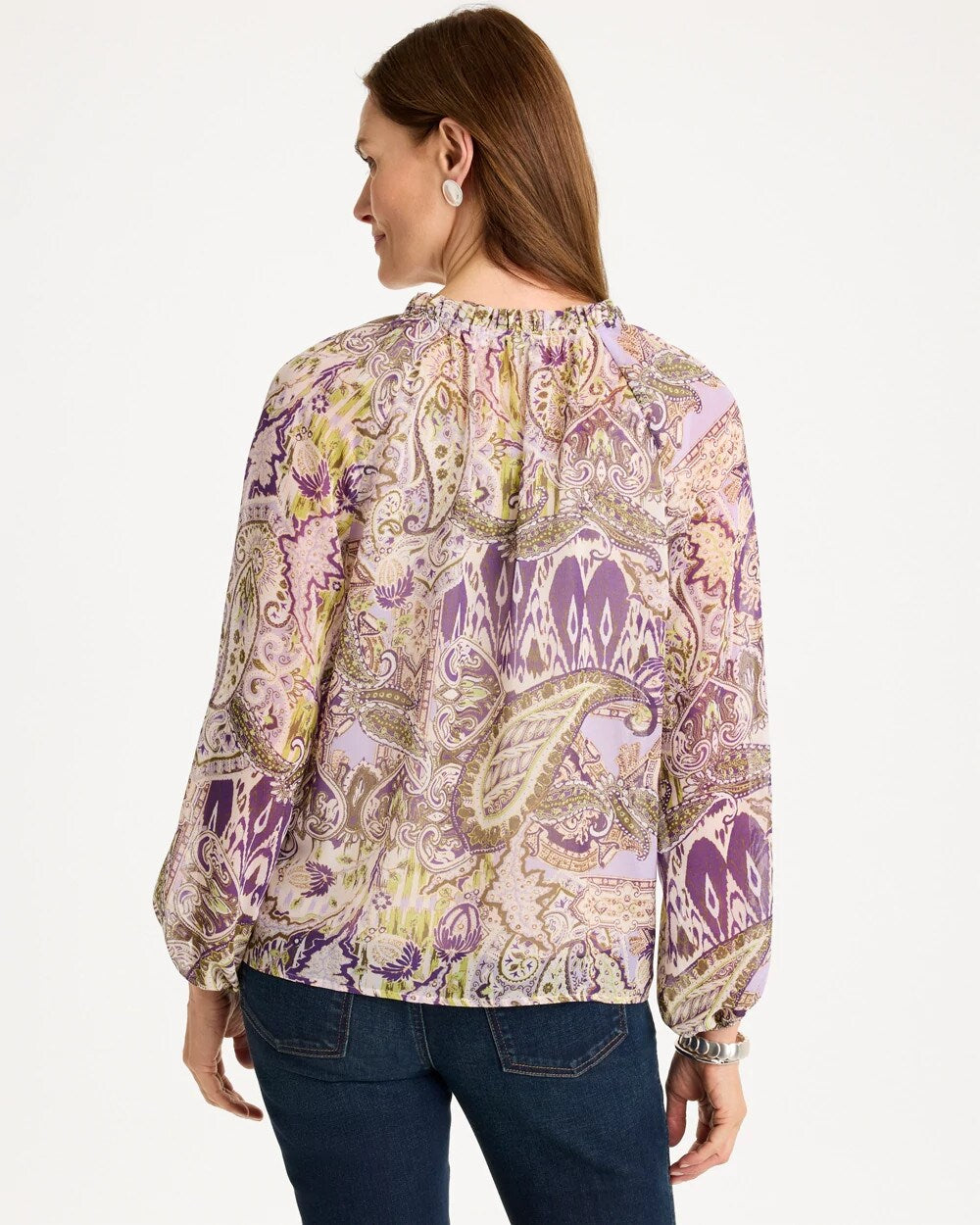 Paisley Amore Georgette Blouse