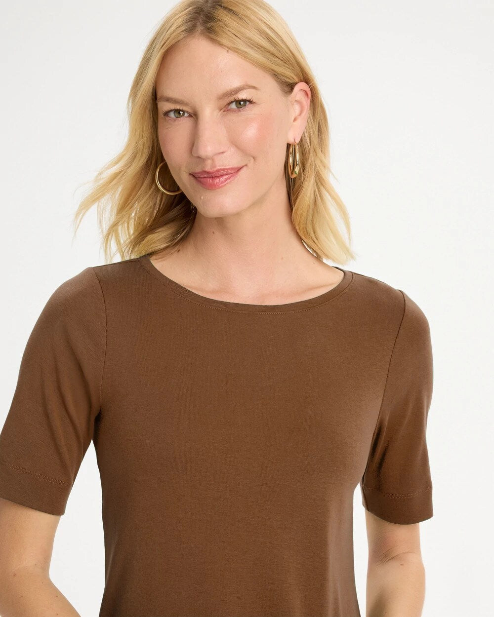 Pima Elbow Sleeve Tee