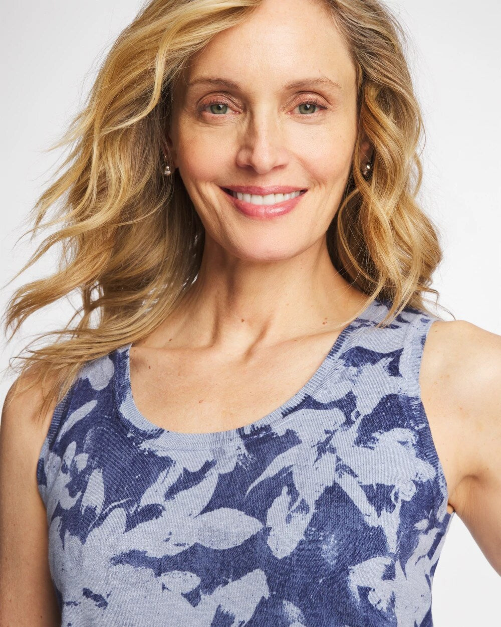 Ella Floral Scoopneck Tank