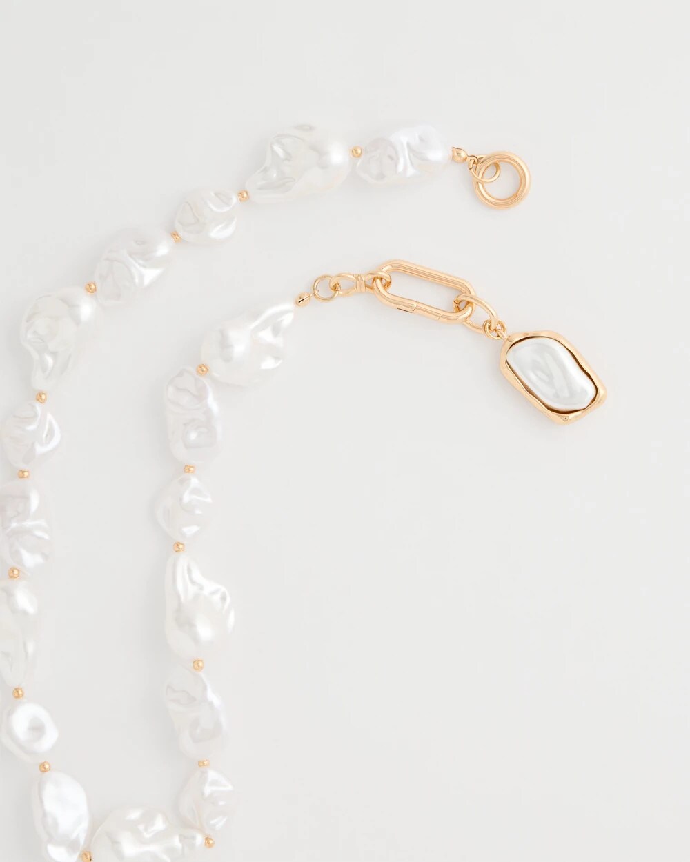 Siren Faux Pearl Y-Necklace
