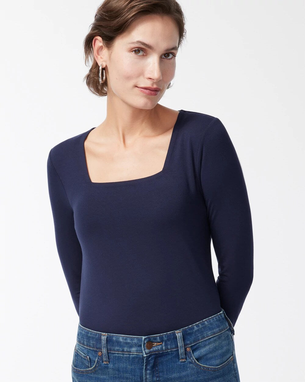 Touch of Cool Square Neck Tee