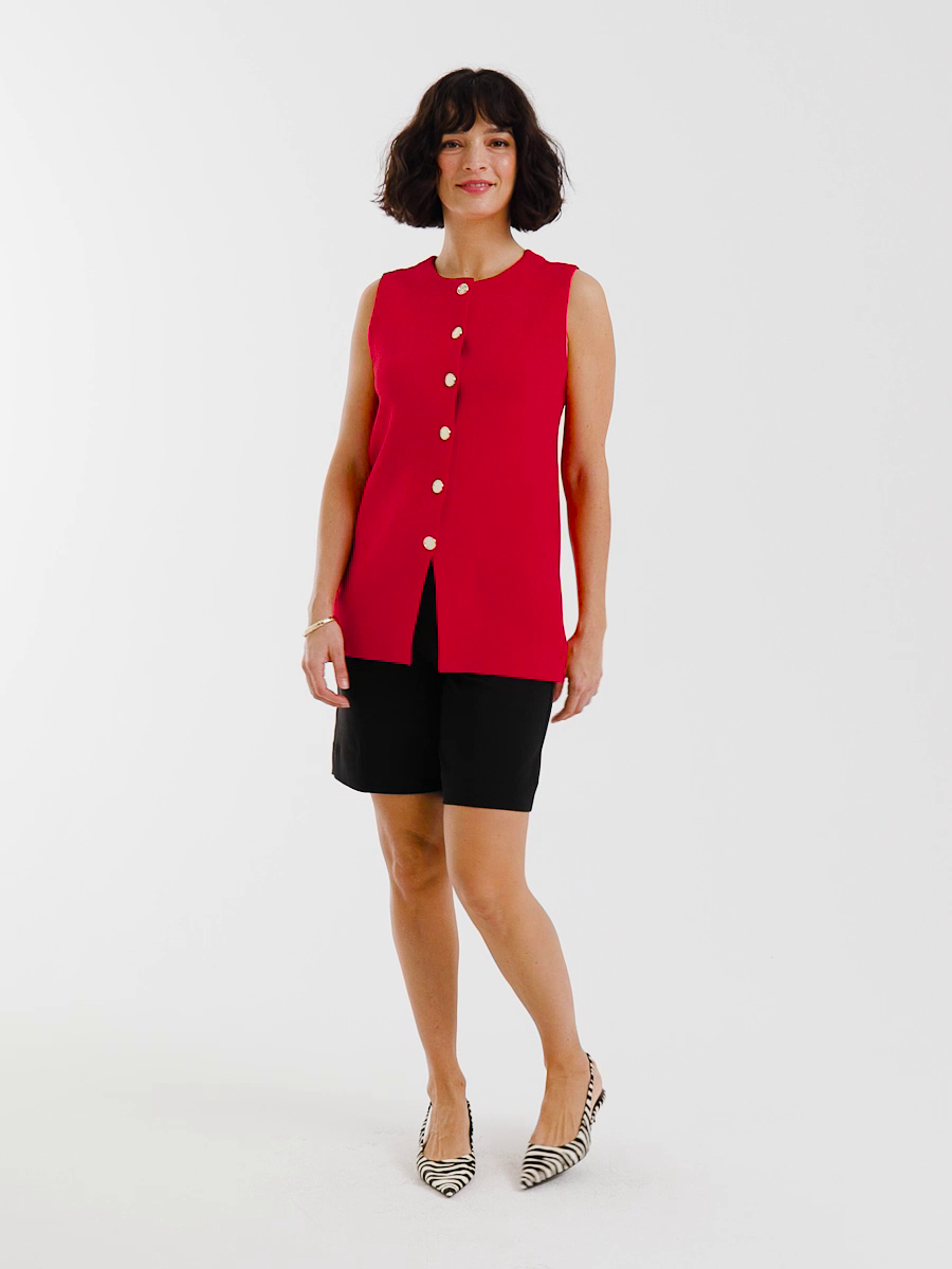 Refined Crewneck Sweater Vest