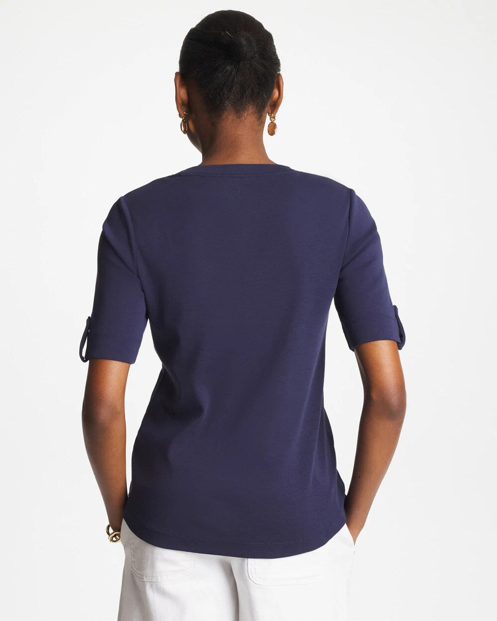 Pima V-Neck Tee