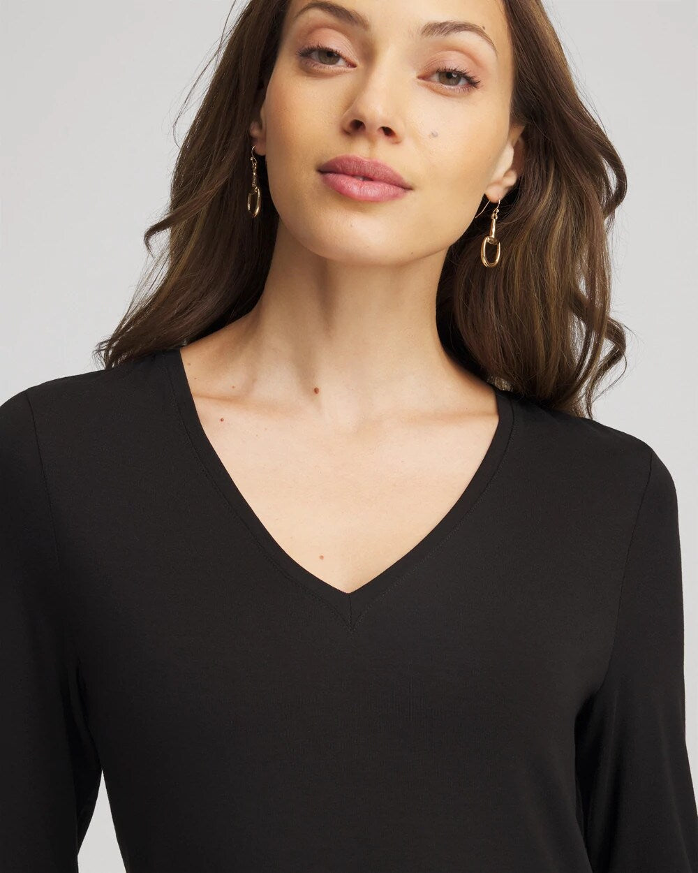 Touch of Cool V-Neck Layering Tee