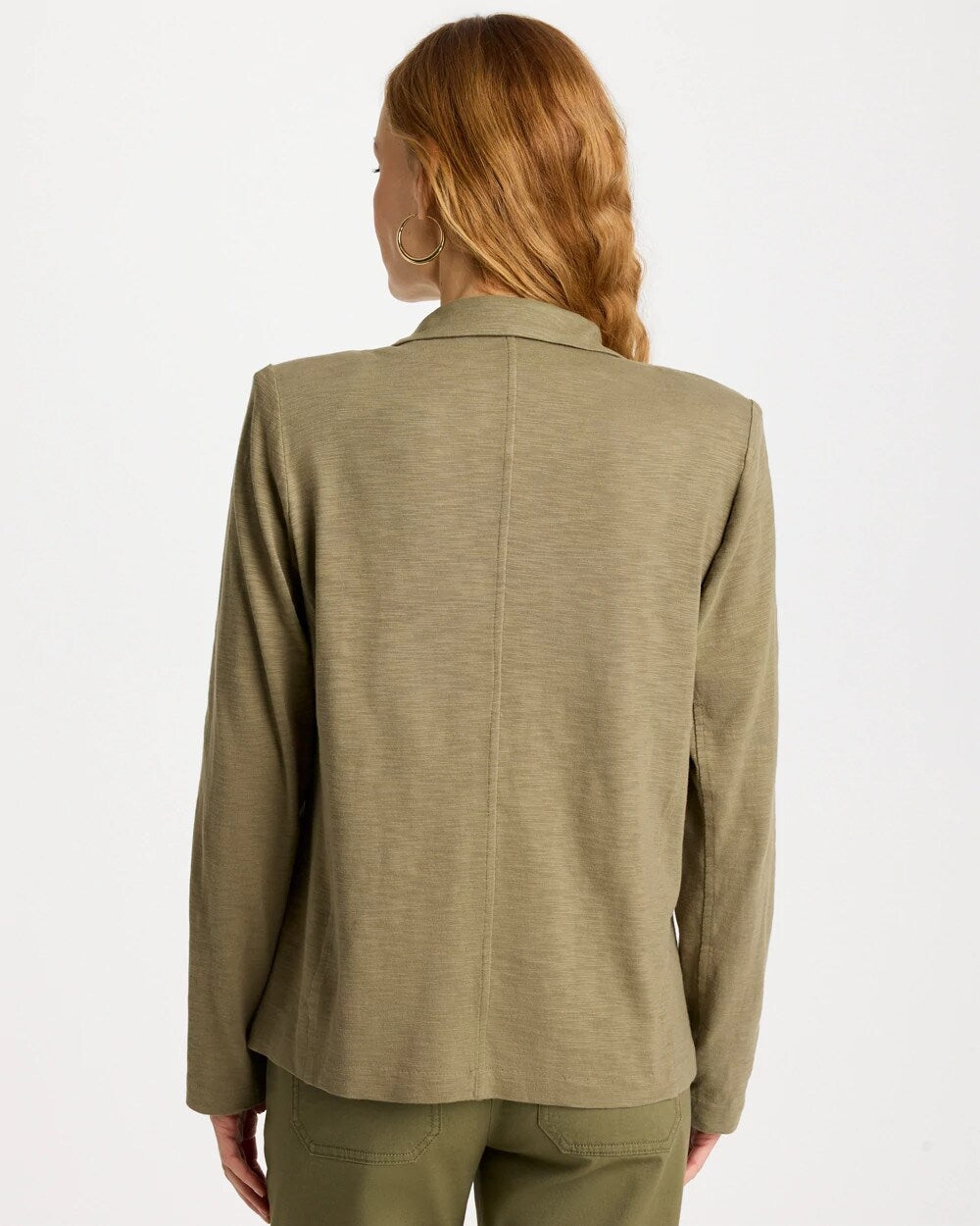 Slub Knit Blazer