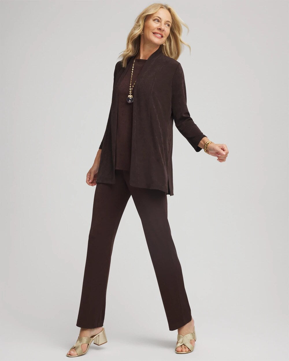 Travelers Classic Long Knit Jacket