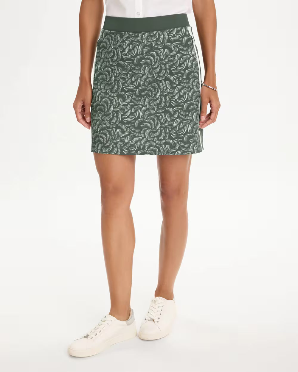 Zenergy UPF Printed Colorblock Skort
