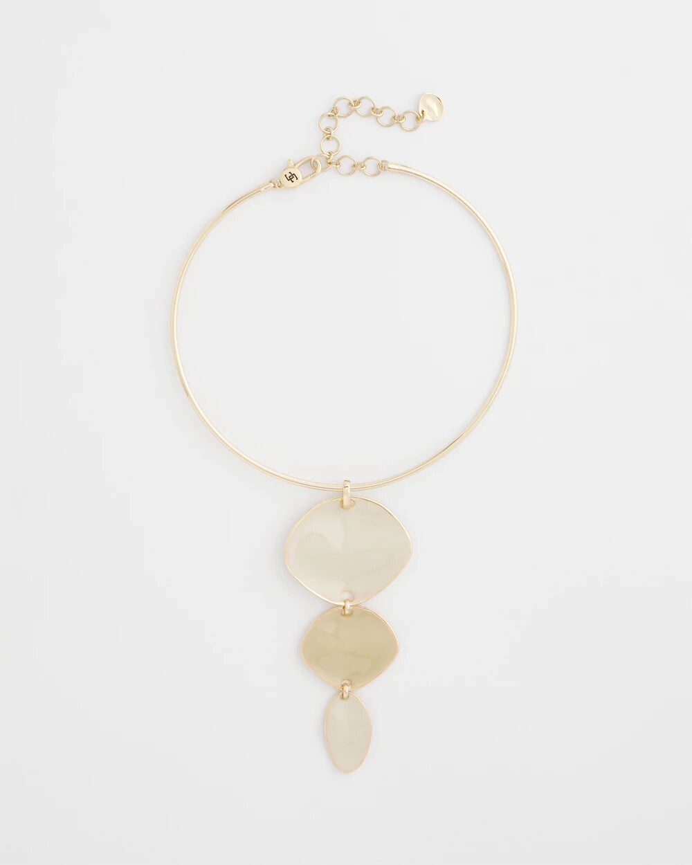 Linear Reversible Pendant Necklace